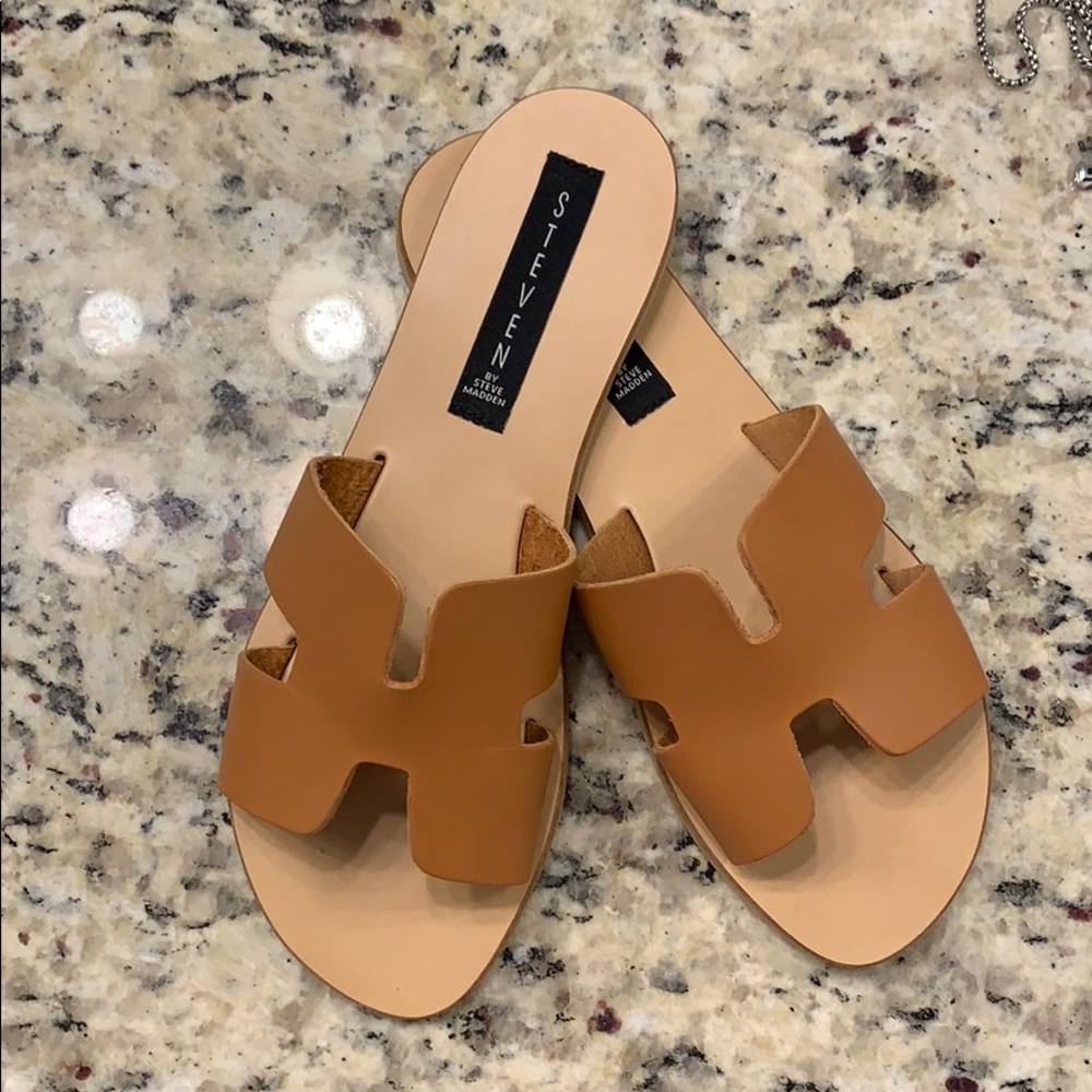 Steven cognac Greece sandals